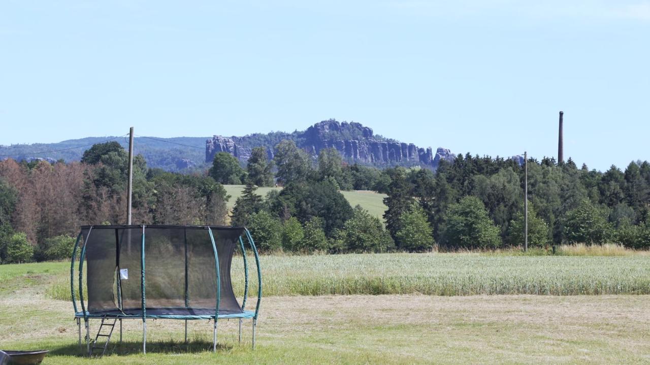 Auszeit Mit Weitblick In Der Saechsischen Schweiz - Kleiner Bauernhof Mit Tieren Und Wallbox Rathmannsdorf Luaran gambar