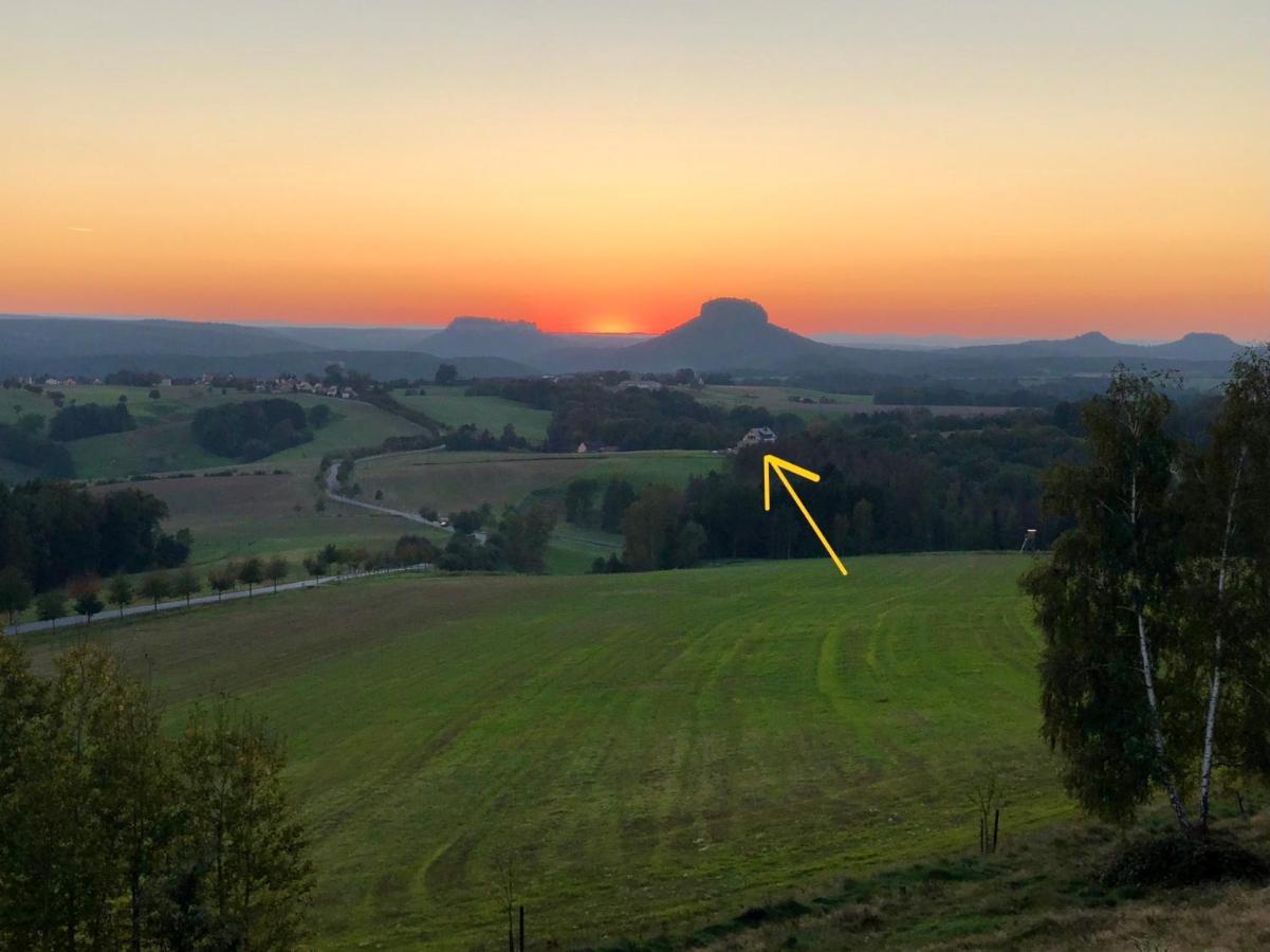 Auszeit Mit Weitblick In Der Sachsischen Schweiz - Kleiner Bauernhof Mit Tieren Und Wallbox Rathmannsdorf Luaran gambar